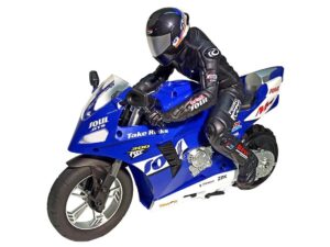 RC Motorrad Stunt Bike BLAU 1:6 RTR mit Akku und Fernbedienung