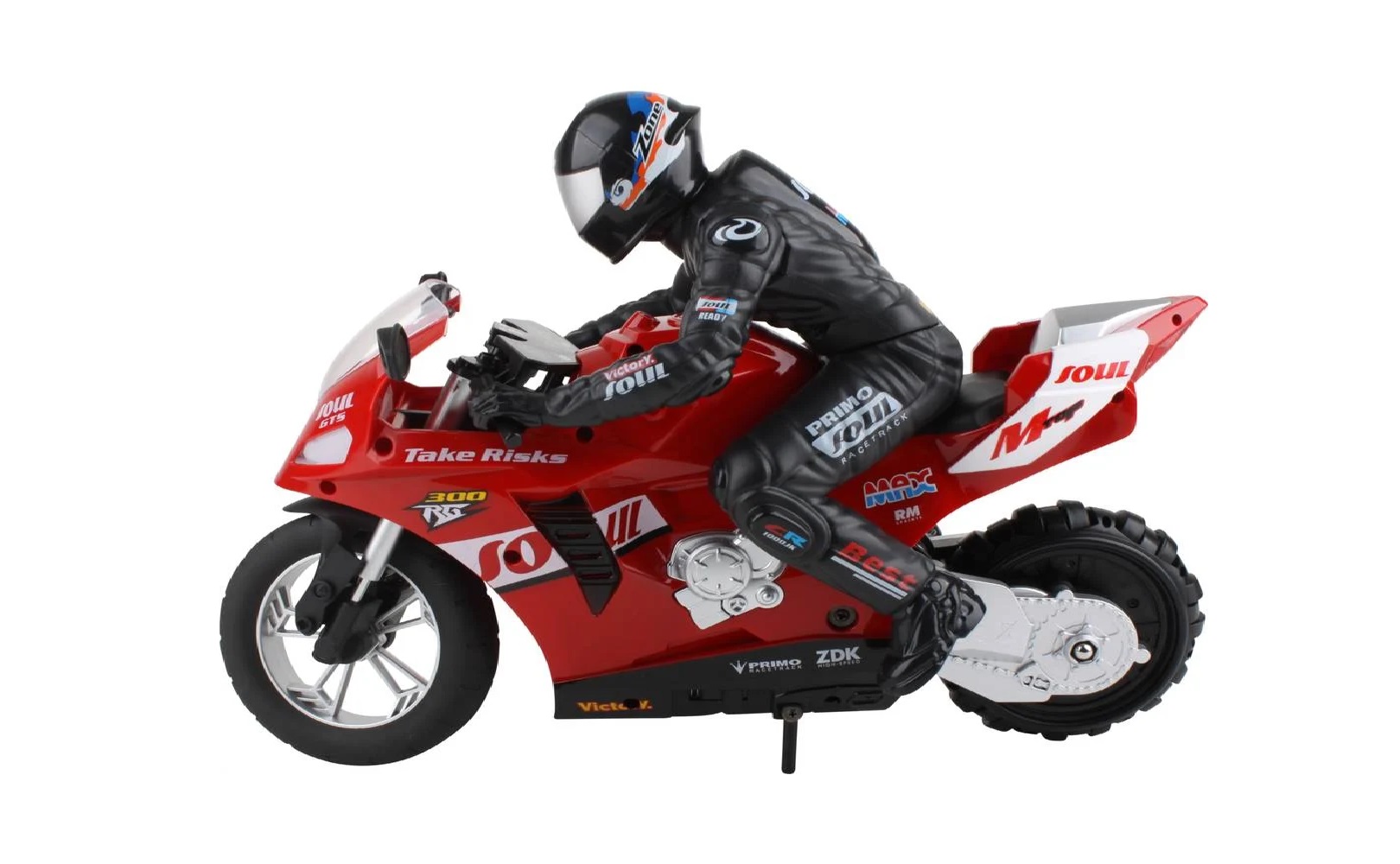 RC Motorrad Stunt Bike ROT 1:6 RTR mit Akku und Fernbedienung