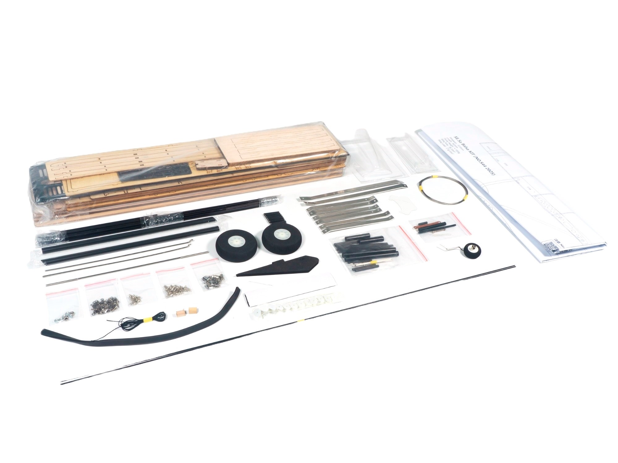 Real-Kit - RAF SE5a - Spw 1010mm - KIT-Bausatz aus Balsaholz – Bild 4