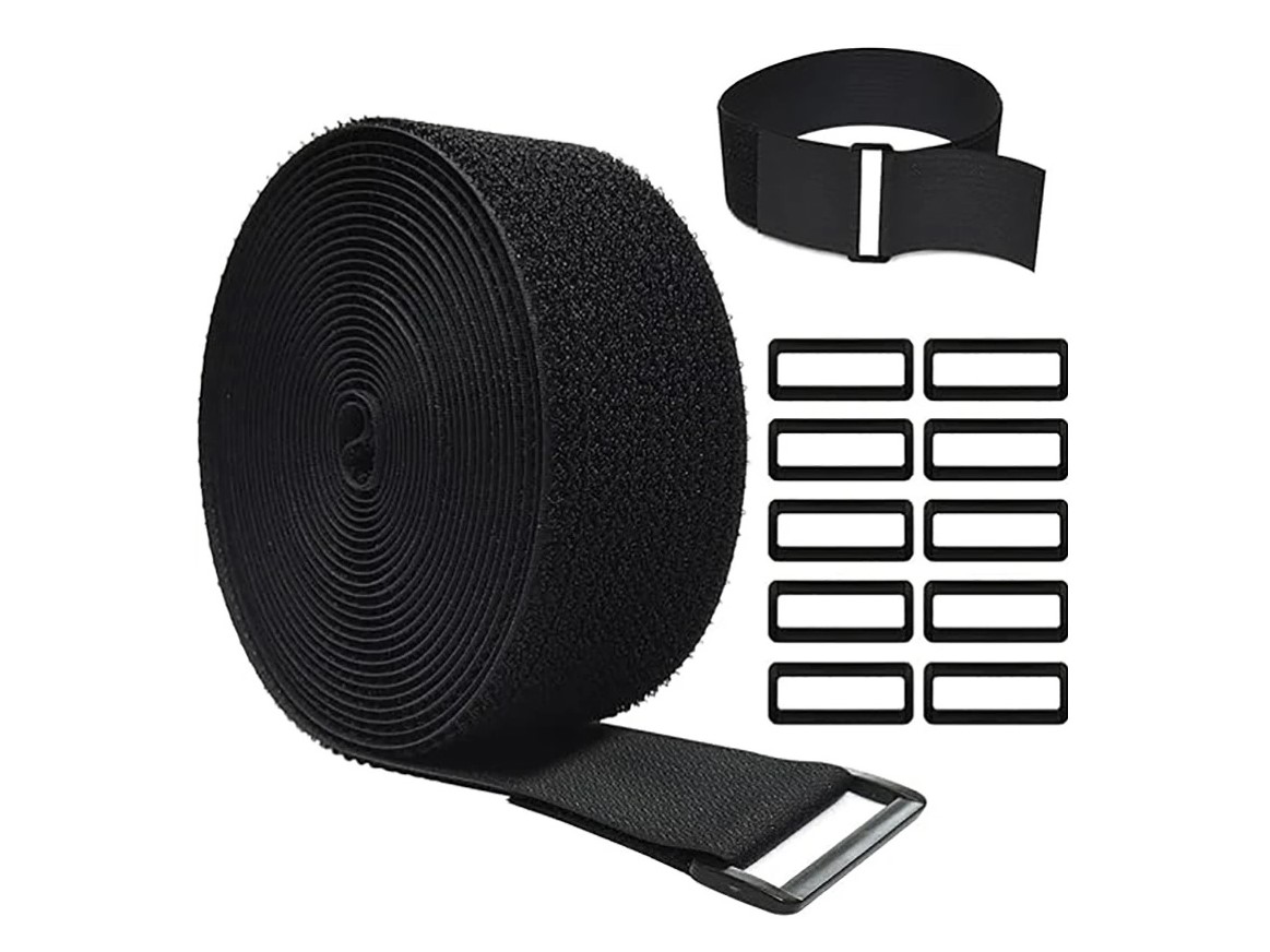 Klettband - Klett-Kabelbinder 25mm - wiederverwendbar - Rolle 5 Meter