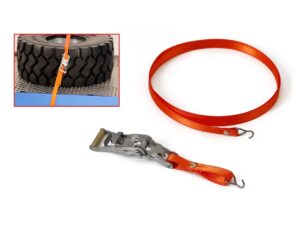 Spanngurte - Zurrgurt mit Ratsche JDM-196A - 395x5mm