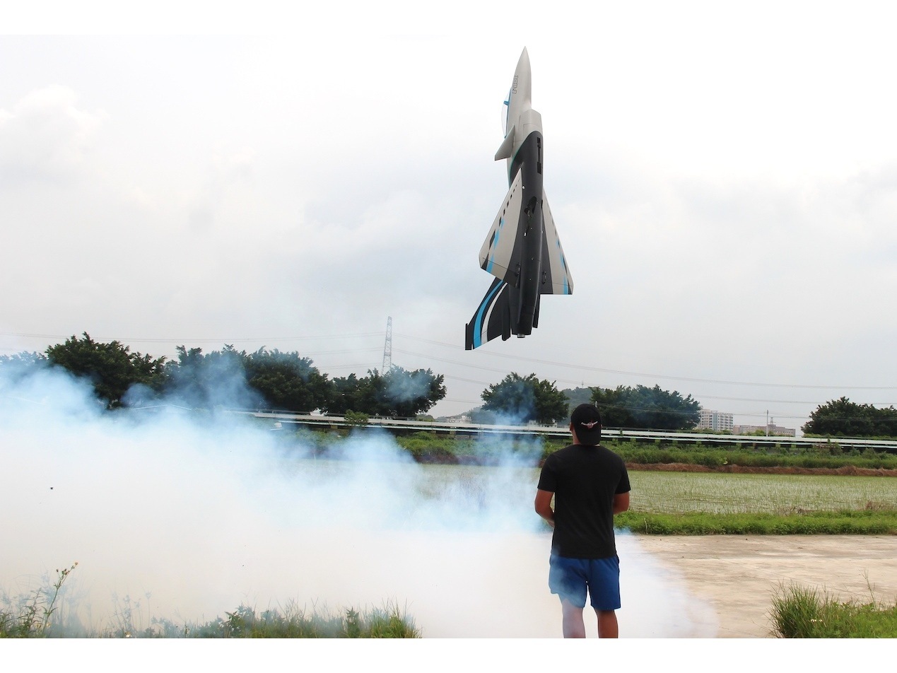 Chengdu J-10-B - 3D-Turbinen Jet, Spw 1677mm, ARF-Set, Pilot-RC – Bild 6