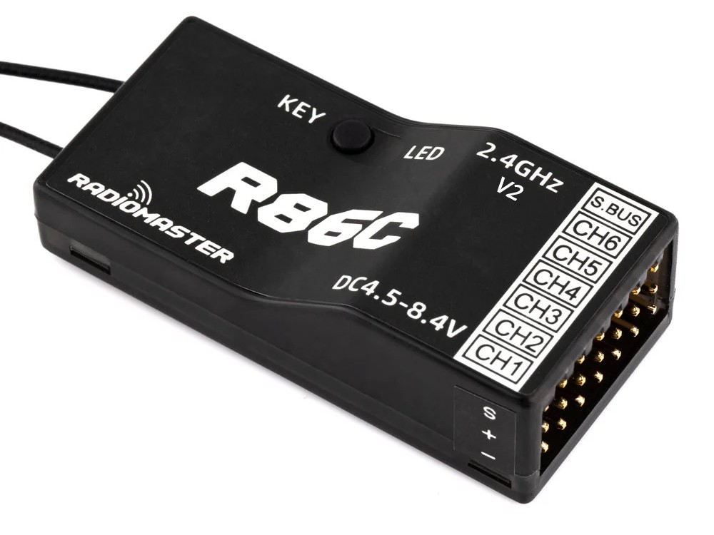 RadioMaster Empfänger R86C V2 - Frsky D8 - D16 - Futaba SFHSS