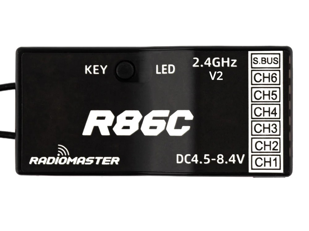 RadioMaster Empfänger R86C V2 - Frsky D8 - D16 - Futaba SFHSS – Bild 3