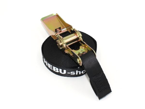 Spanngurt 25mm mit Ratsche - 20 Meter - zur Sturmsicherung von Zelten – Bild 5