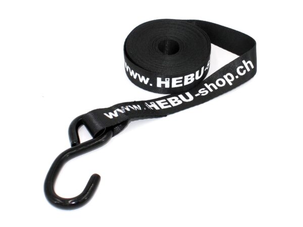 Spannset 25mm mit S-Haken - 5 Meter - zur Sturmsicherung von Zelten – Bild 2