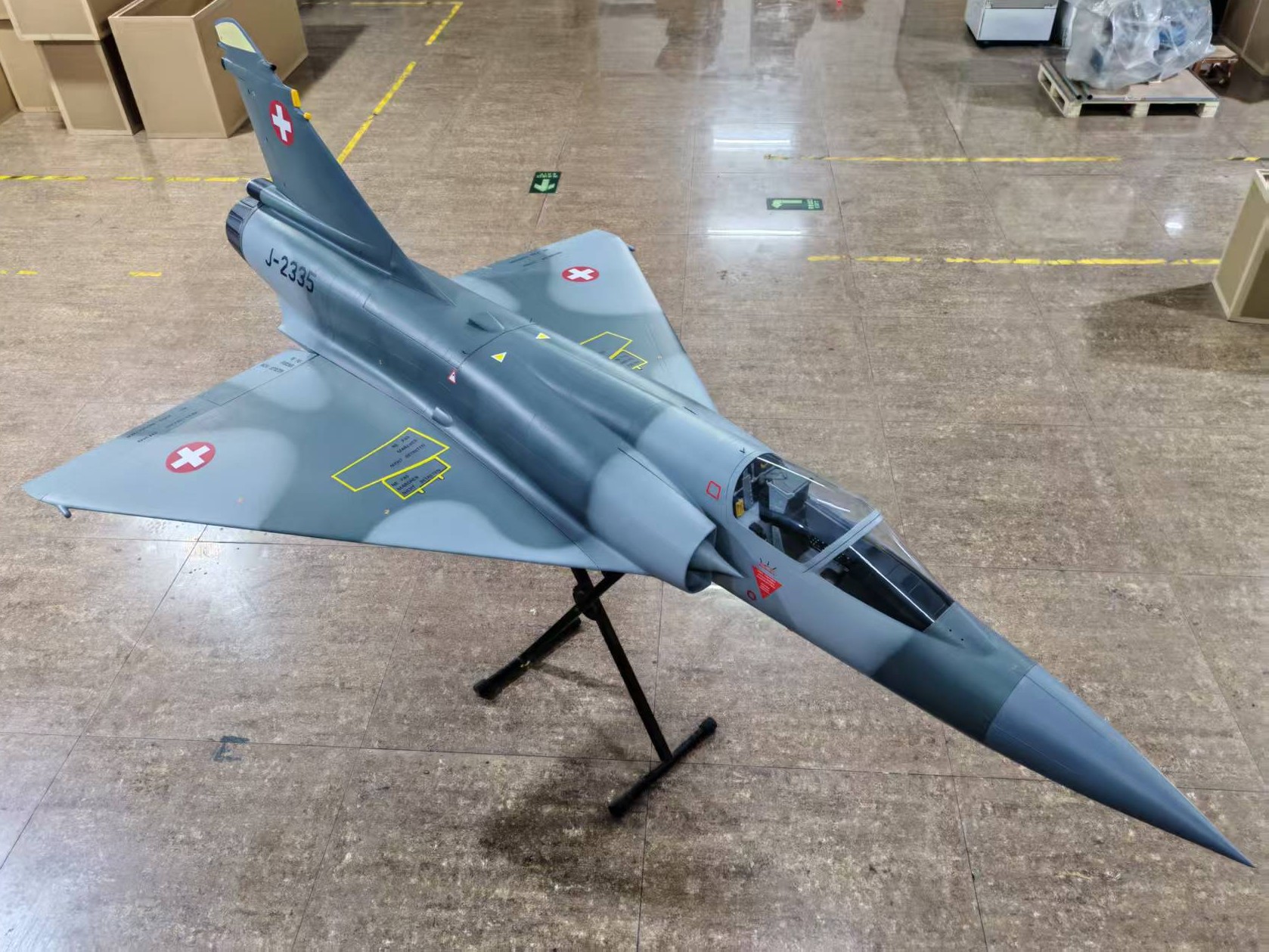 TopRC Model Mirage 2000-C Swiss - Spw 1806mm, ARF-Set