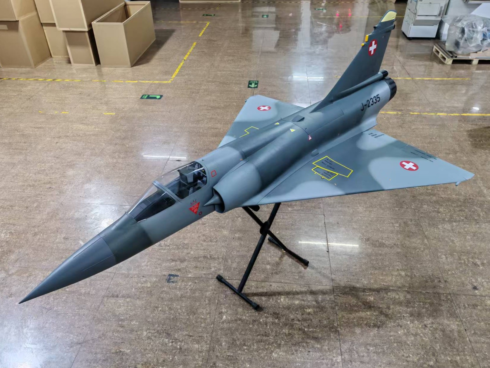 TopRC Model Mirage 2000-C Swiss - Spw 1806mm, ARF-Set – Bild 2