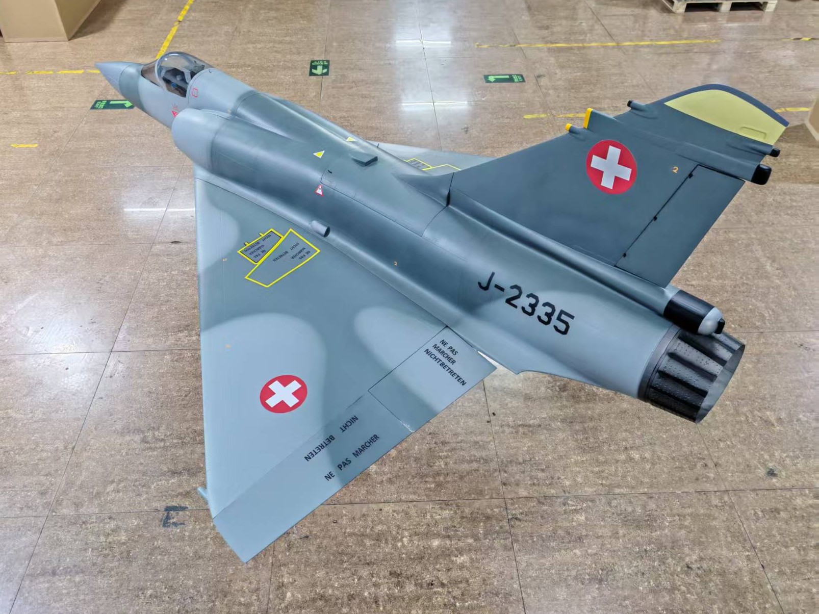 TopRC Model Mirage 2000-C Swiss - Spw 1806mm, ARF-Set – Bild 3