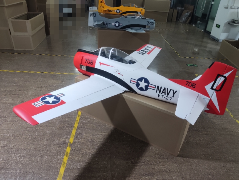 TopRC Model T-28 Trojan, Full Composite, Spw 2800mm, ARF-Set – Bild 3