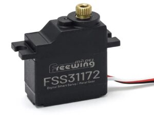 Servo 17 Gramm mit Metallgetriebe, digital, 200mm Kabel - Freewing - FSS31172-200