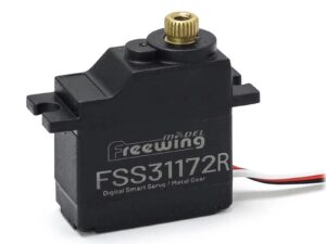 Servo 17 Gramm reverse, mit Metallgetriebe, digital, 200mm Kabel, Freewing - FSS31172R