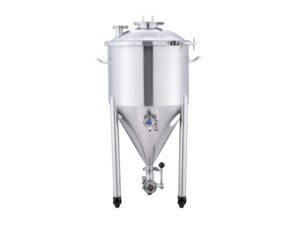 Konischer Edelstahl Druckfermenter 55L - Gärfass, Gärbehälter  (Drucklagertank)