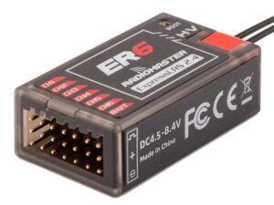 RadioMaster ER6 2.4GHz ELRS PWM 6 Kanal Empfänger