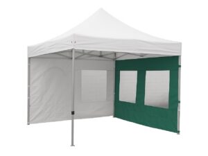 Seitenwand PRO / DELUXE 4.5m grün mit Fenster