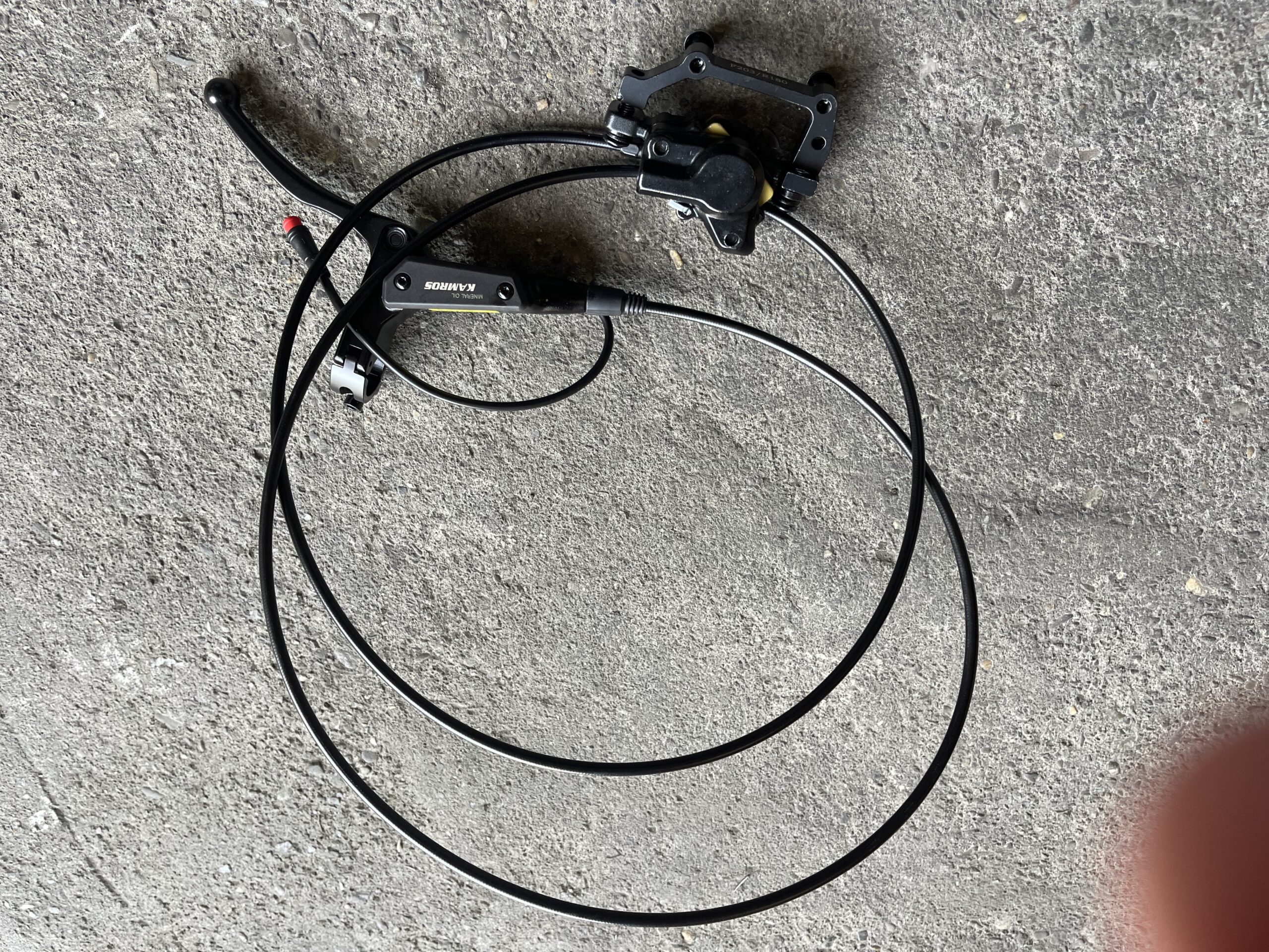 KAMROS hydraulische Bremse komplett, links zu Elektro Bike T20-D Fahrrad,