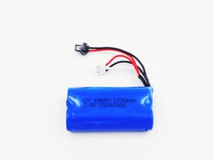 Akku Li-Ion 2S / 7.4V, 1200mAh - 18650 für RC-Cars usw WLToys
