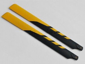 Rotorblätter GFK 325mm FM02-201FY sw/ge  400-450er Heli