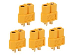 Amass Stecker XT60 Hochstrom Stecksystem bis 60A - weiblich - 5er-Set