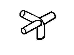 HEBU-Tent Ersatzteil Verbinder 4-Weg Nummer 9 zu 5m Zelten