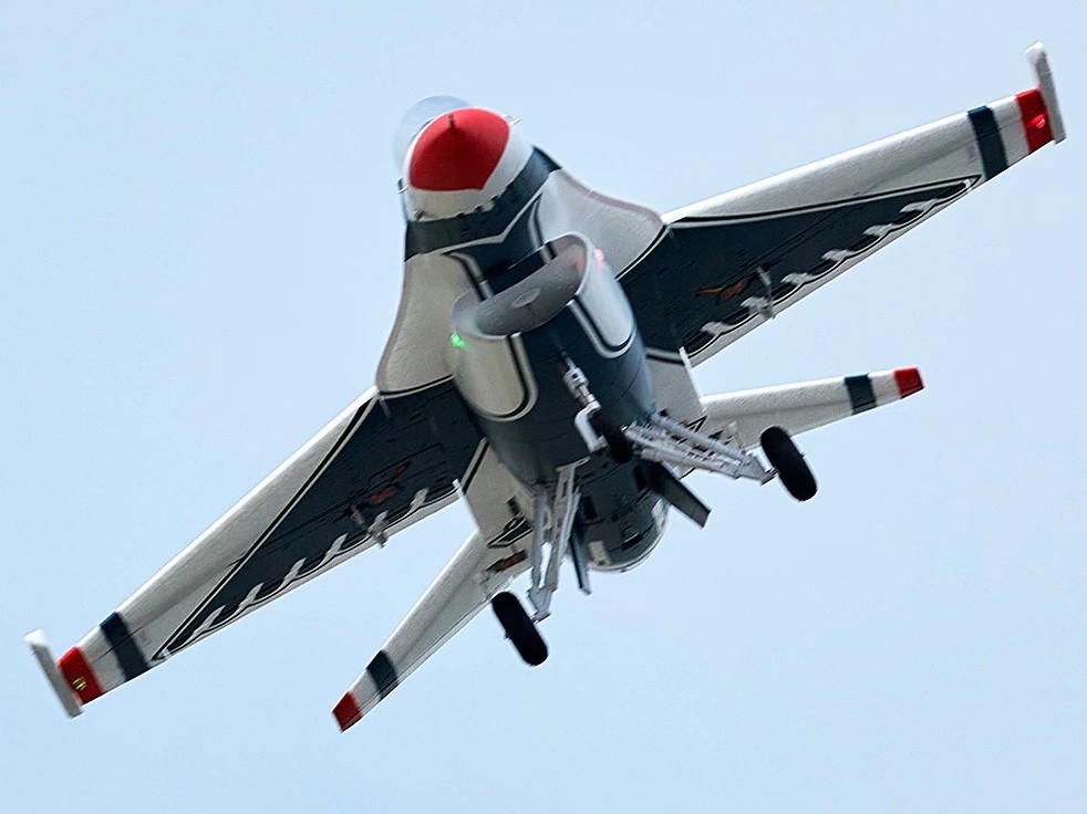 FMS EDF Jet 64mm - F-16 - Blue Thunderbird - 710mm, PNP-Set - FMS146PBT – Bild 2