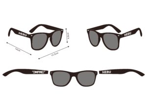 MFKC + HEBU Sonnenbrille - UV400, polarisiert - schwarz