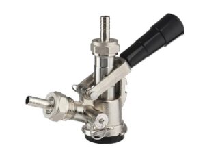 Korbfitting Zapfkopf Typ S - Edelstahl - Keg Coupler  8mm Anschluss