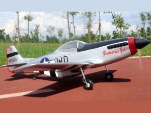 Full Composite P-51-D Mustang Glamorous Gal 100ccm 2440mm, ARF CYModel