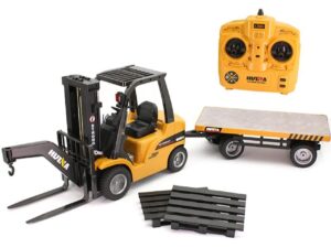 Grosser RC Gabelstapler / Palettenstapler mit Anhänger - 1:10 - Huina 1576