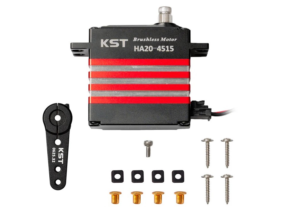 KST Servo HA20-4515, Brushless HV - 20mm - 50kg Stellkraft - Stecksystem – Bild 4