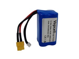 Vapcell Li-Ion Akku High Power 18650 - 4S / 14.8V, 3000mAh 50A - XT60