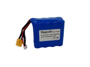 Vapcell Li-Ion Akku High Power 18650 - 4S / 14.8V, 6000mAh 100A - XT60