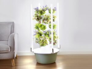 Hydroponik Turm Tropfsystem mit LED - 9 Etagen für Indoor-Gärtnern auf neuem Level