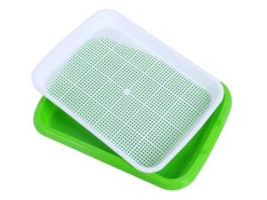 Hydroponik Keimschale mit Siebeinsatz- 340x250 mm - 3er Set