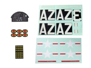 Aufkleber - Decal F7F-3 Tigercat, Spw 1600mm, FlightLineRC / Freewing