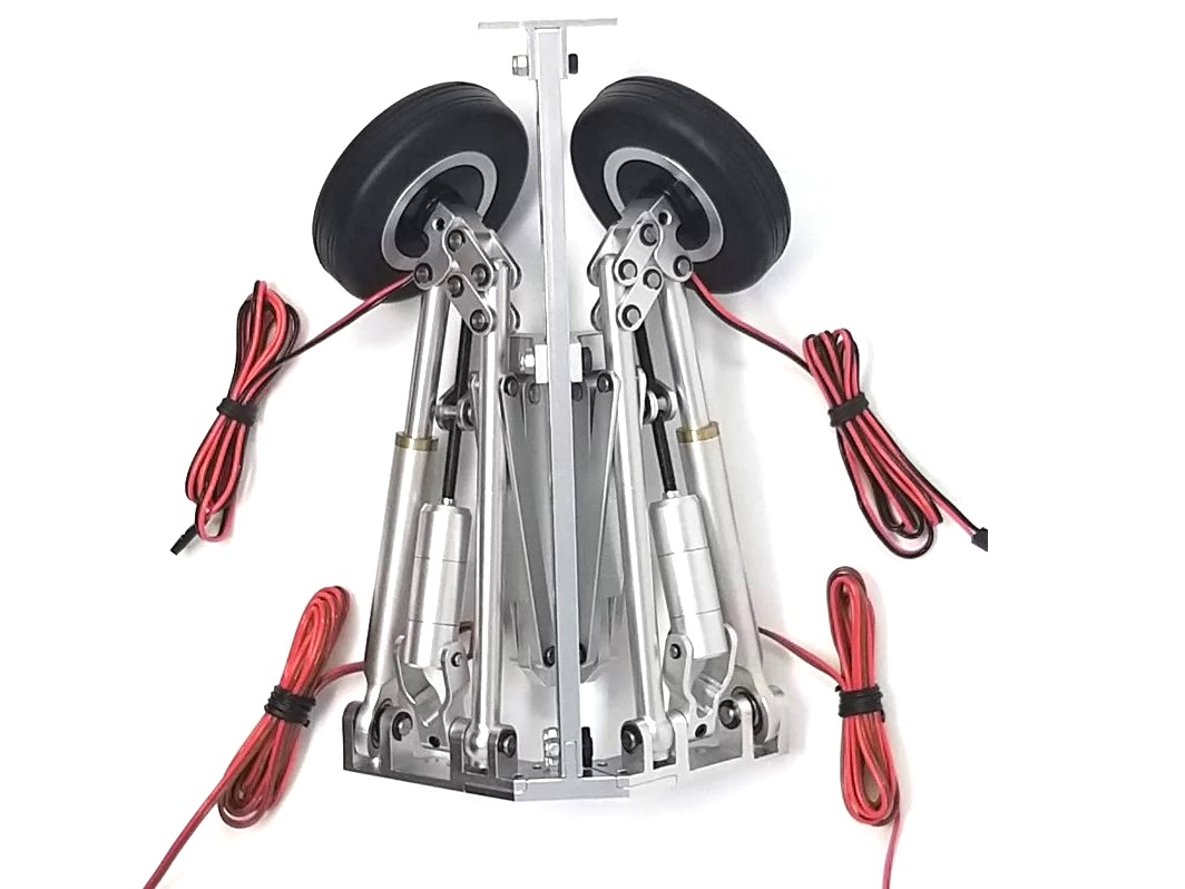 Einziehfahrwerk, komplett mit Bremse zu F-16 1/8 von T-One und anderen – Bild 2