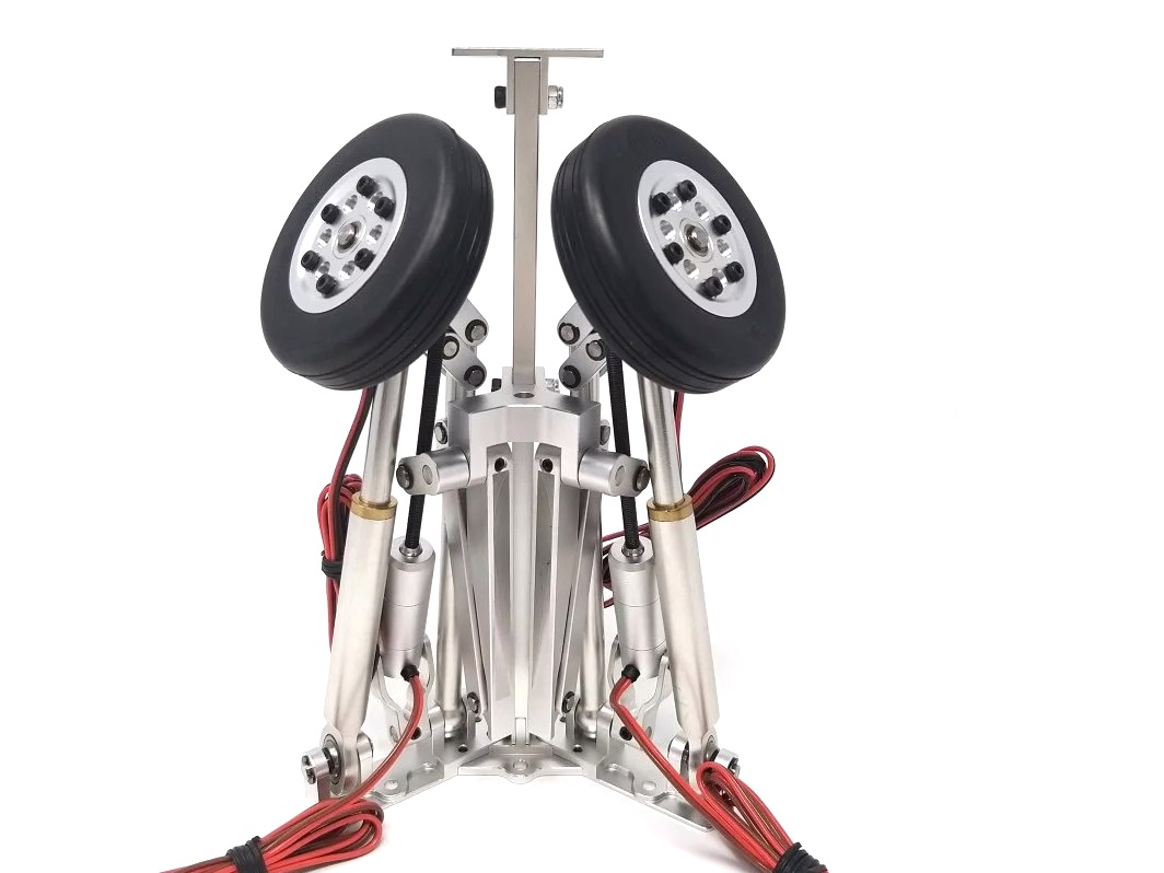 Einziehfahrwerk, komplett mit Bremse zu F-16 1/8 von T-One und anderen – Bild 3