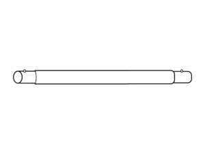 HEBU-Tent Ersatzteil Stange Nummer 1 zu 3m Zelten 1480mm