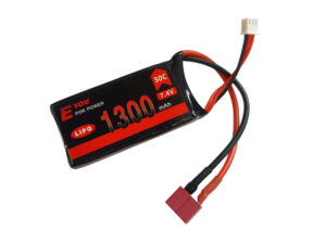 EYOU - LiPo Akku 2S / 7.4V, 1300mAh, 30C - T-Plug