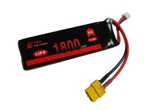 EYOU - LiPo Akku 2S / 7.4V, 1800mAh, 30C - XT60