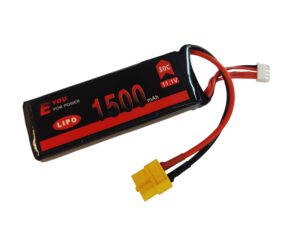 EYOU - LiPo Akku 3S / 11.1V, 1500mAh, 30C - XT60