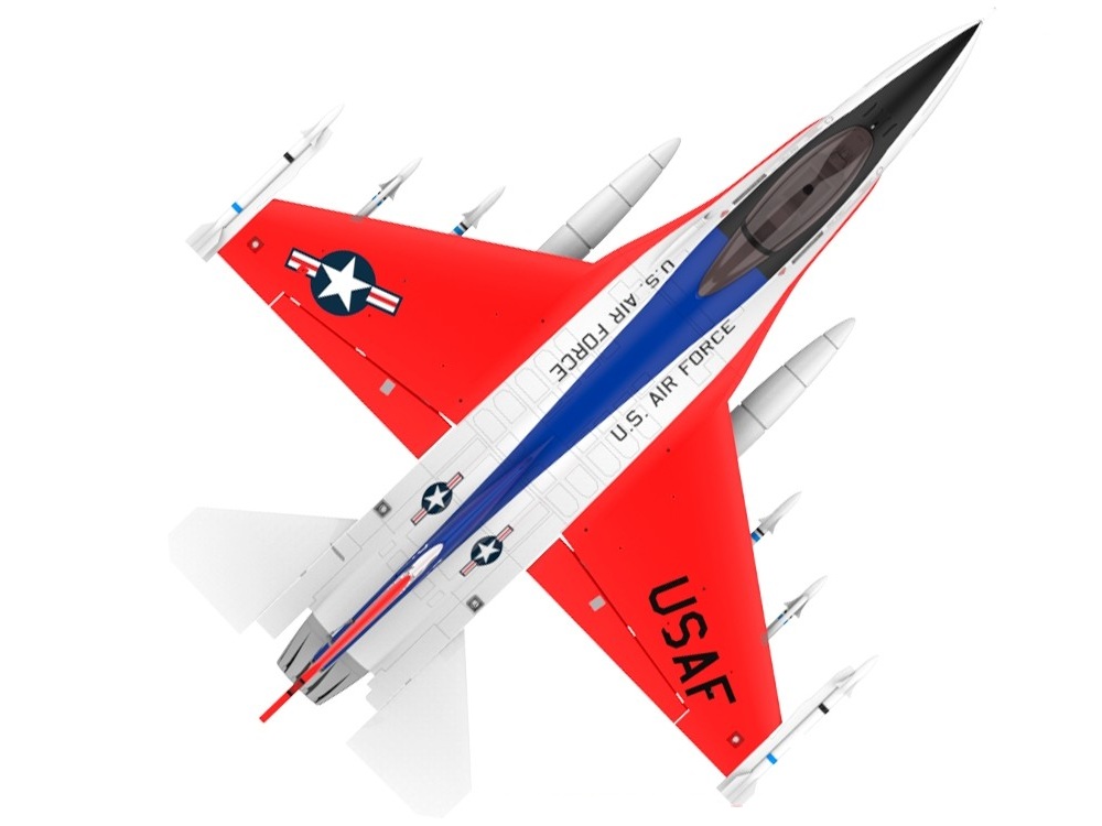 Falcon F-16 U.S. Air Force V3 12S, 105mm S-EDF, Spw 1344mm, PNP-Set, HSDJets – Bild 4