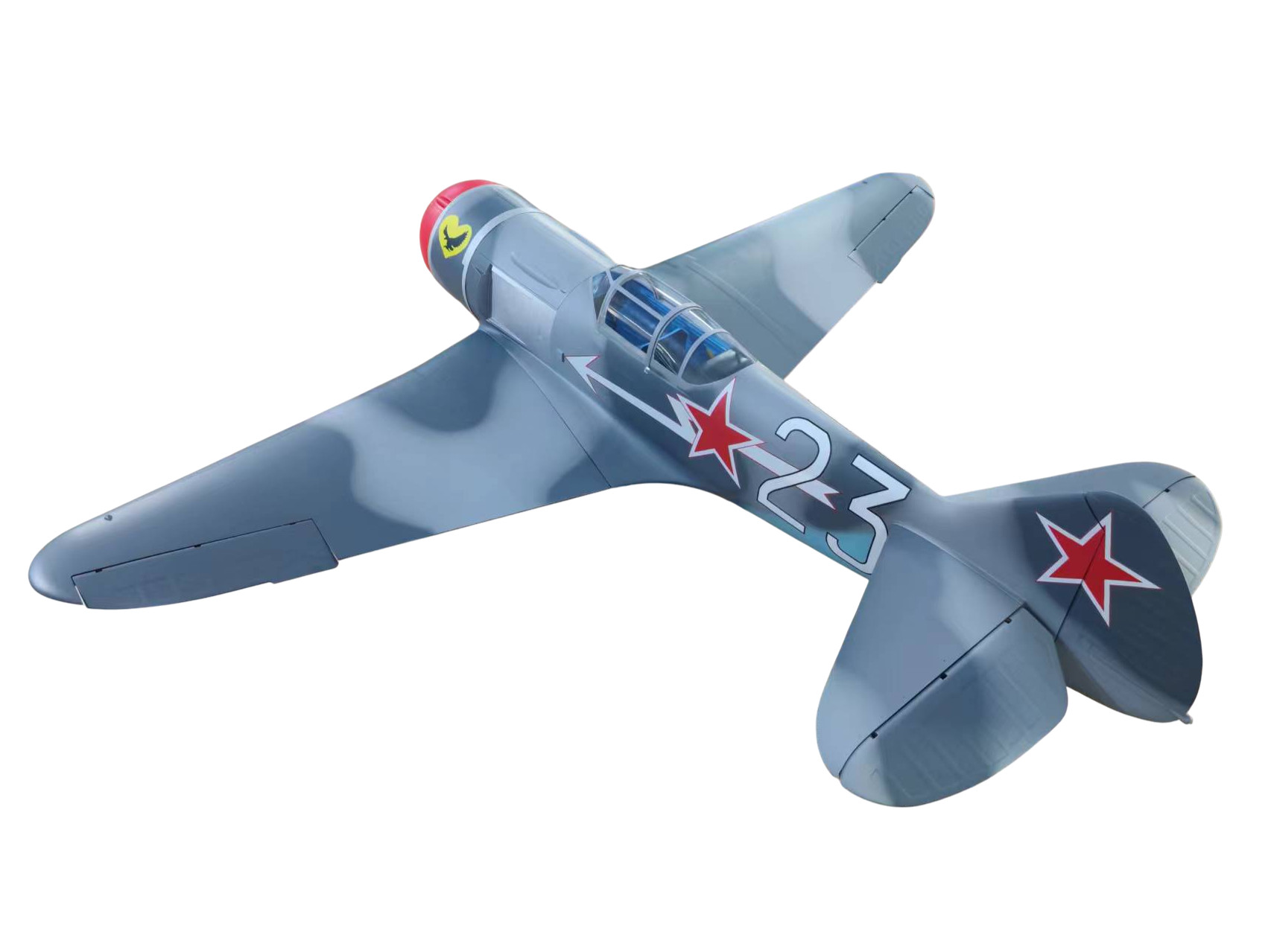 TopRC Model LA-7 Lawotschkin, Full Composite, Spw 2463mm, ARF-Set – Bild 4