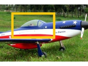 Kabinenhaube zu P-51-D Mustang Miss, Spw 2200mm, CYModel