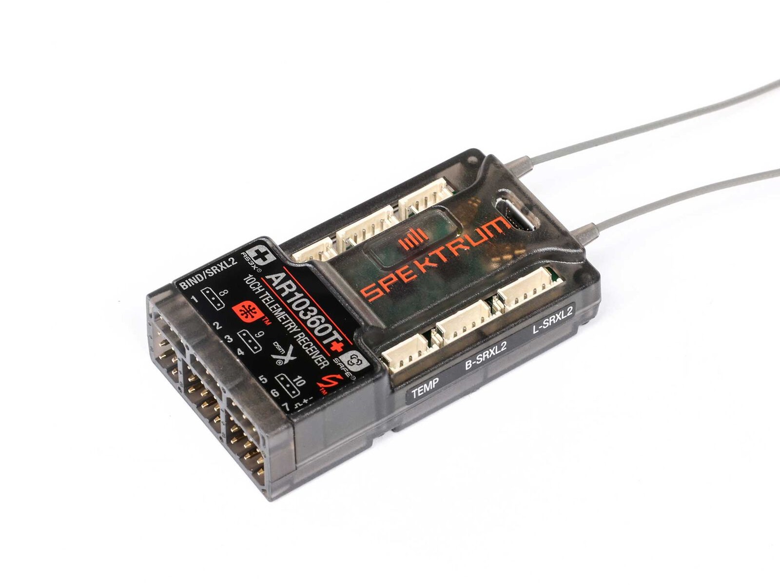 Spektrum AR10360T+ DSMX - 10-Kanal Empfänger mit Telemetrie - SPM-1034