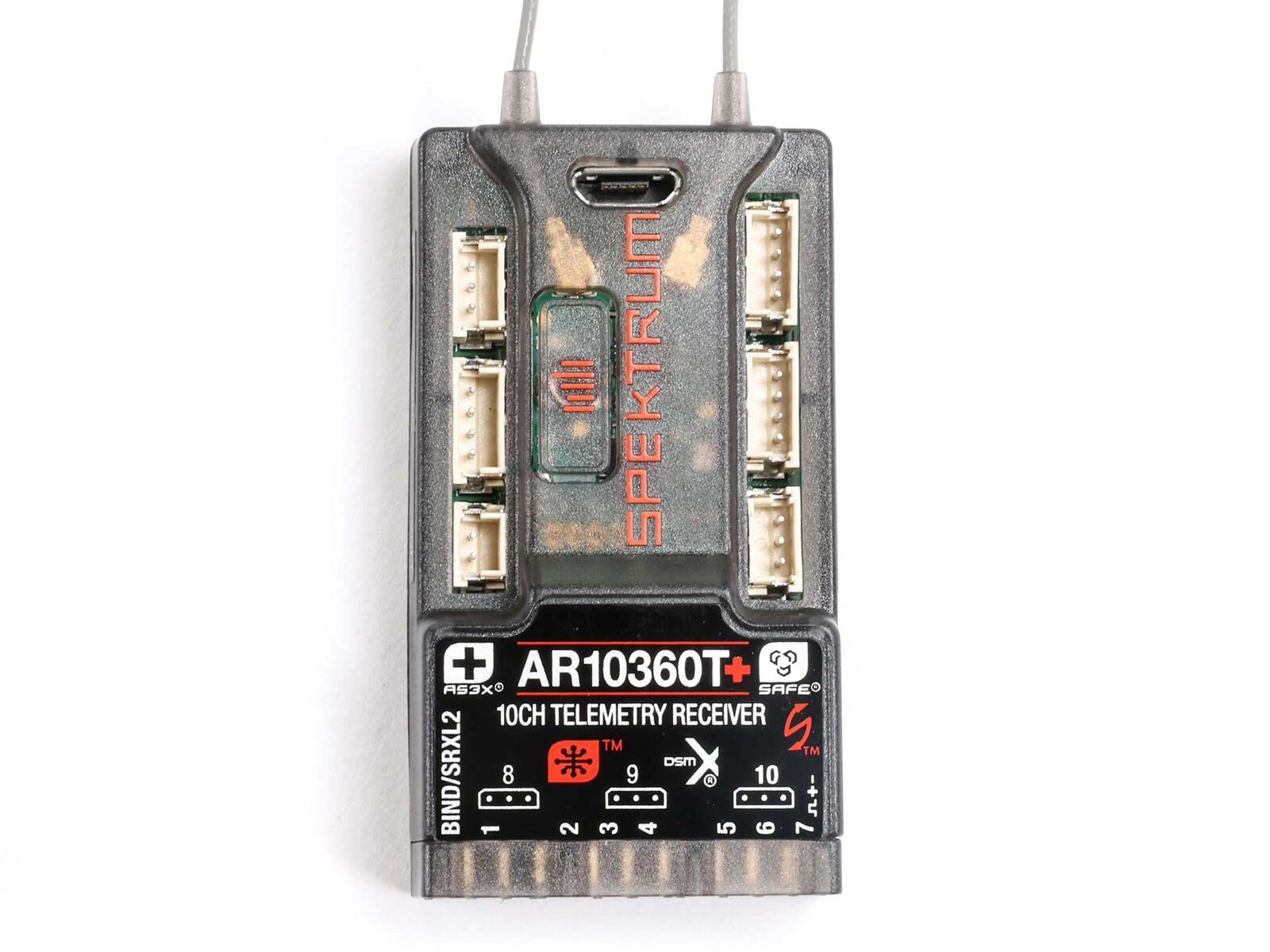Spektrum AR10360T+ DSMX - 10-Kanal Empfänger mit Telemetrie - SPM-1034 – Bild 3
