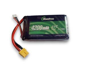 RacePow LiFePo4 Akku 2S / 6.6V - 4200mAh 35C - XT60