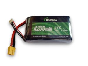 RacePow LiFePo4 Akku 3S / 9.9V - 4200mAh 35C - XT60
