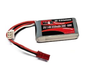HEAT-RC, LiPo Akku 2S / 7.4V 350mAh 30C - JST