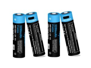 Vapcell Li-Ion Akku 14500 1.5V 2250mAh - USB-C - AA Batterie wiederaufladbar - 4er-Set